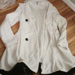 Cream Fashion Coat